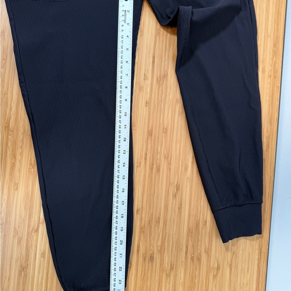 🖤 90 Degree by Reflex Black Ribbed Lounge Pants Size Small Pockets - Picture 4 of 5